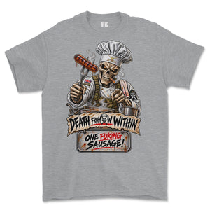 Army Chef One Sausage Rule Printed T-Shirt