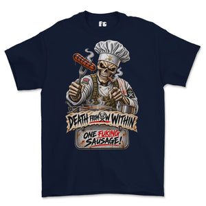 Army Chef One Sausage Rule Printed T-Shirt