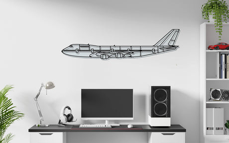 Boeing 747-200 Metal Wall Art