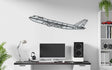 Boeing 747-200 Metal Wall Art