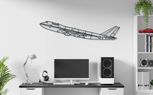 Boeing 747-200 Metal Wall Art