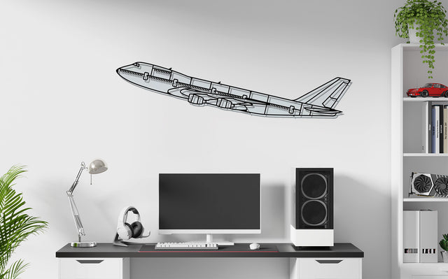Boeing 747-200 Metal Wall Art
