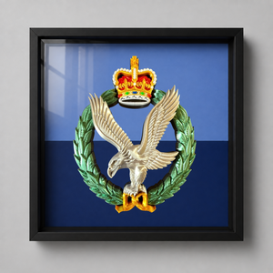 Army Air Corps Cap Badge Display Frame 