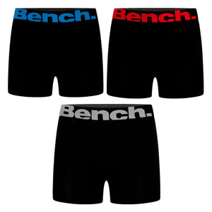 Bench 3 Pack Mens Cotton Boxers Underwear - Macron Collection