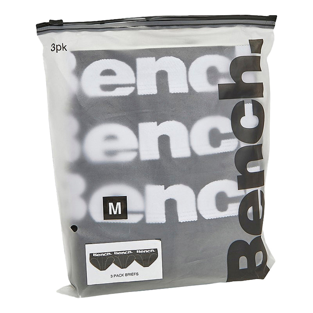 Bench 3 Pack Mens Cotton Briefs Underwear - Asner Collection