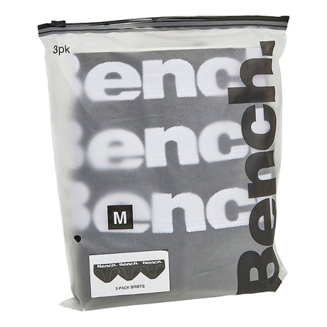 Bench 3 Pack Mens Cotton Briefs Underwear - Asner Collection