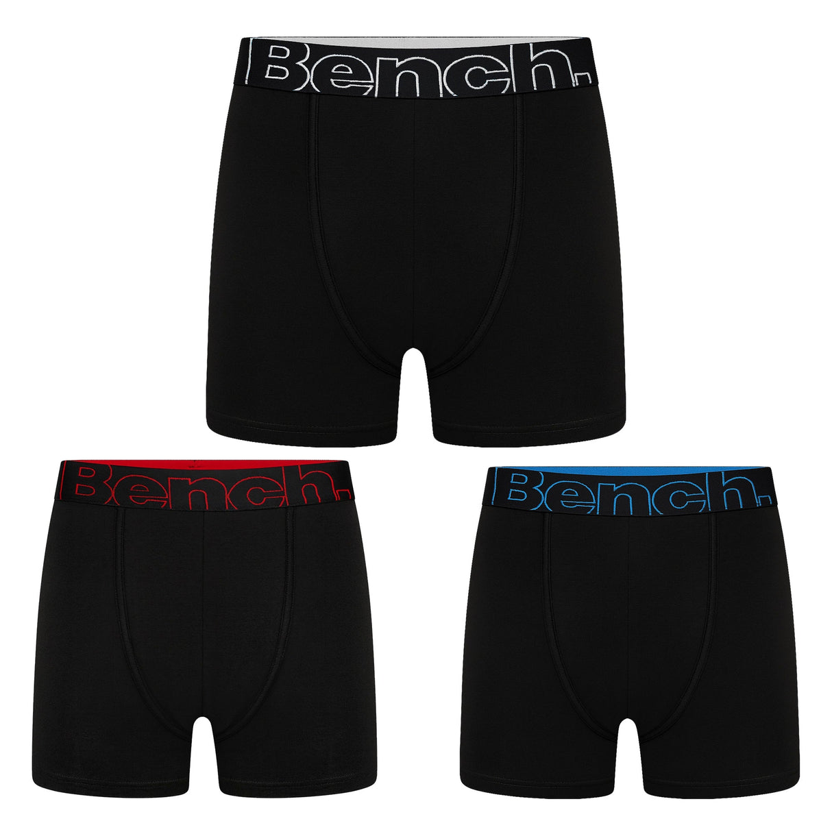 Bench 5 Pack Mens Cotton Boxers Underwear - Brento Collection