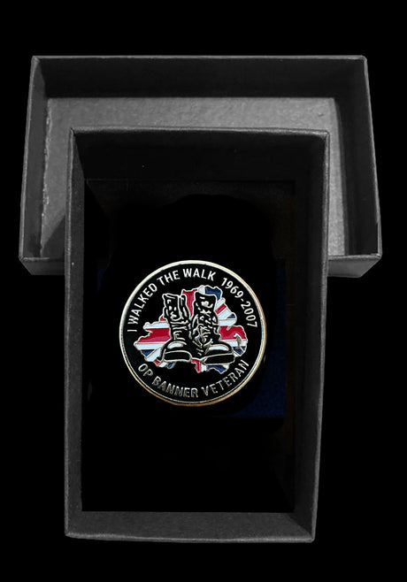 Operation Banner I Walked the Walk Pin Badge Northern Ireland