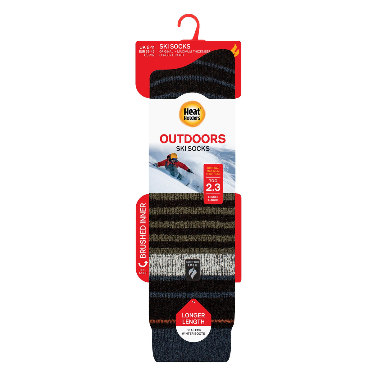 Mens Heat Holders Ski Socks