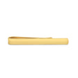 Plain Polished Gold Plated Tie Slide