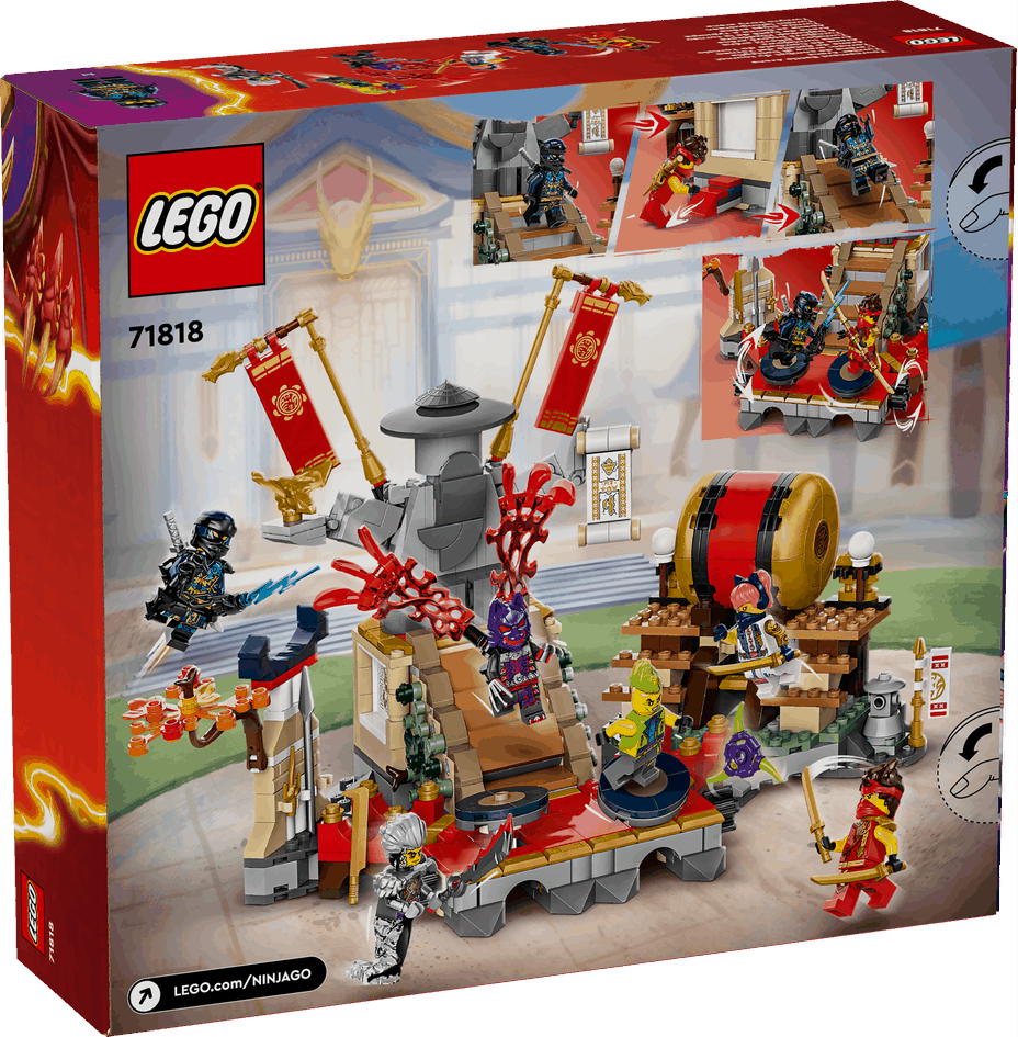 Lego Ninjago 71818 Tournament Battle Arena Playset for Ages 7 and Up