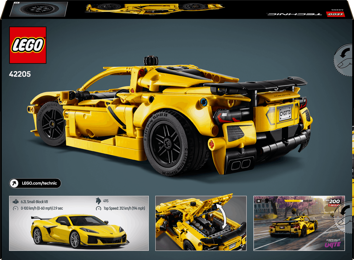 Lego Technic 42205 Chevrolet Corvette Stingray Playset for Ages 9 & Up