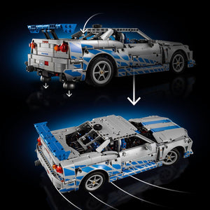 Lego Technic 42210 2 Fast 2 Furious Nissan Skyline GT-R (R34) Ages 18+