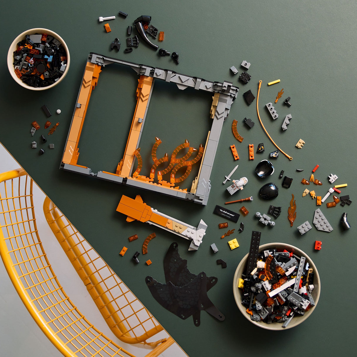 Lego Icons 10367 The Lord of the Rings: Balrog Book Nook for Ages 18+