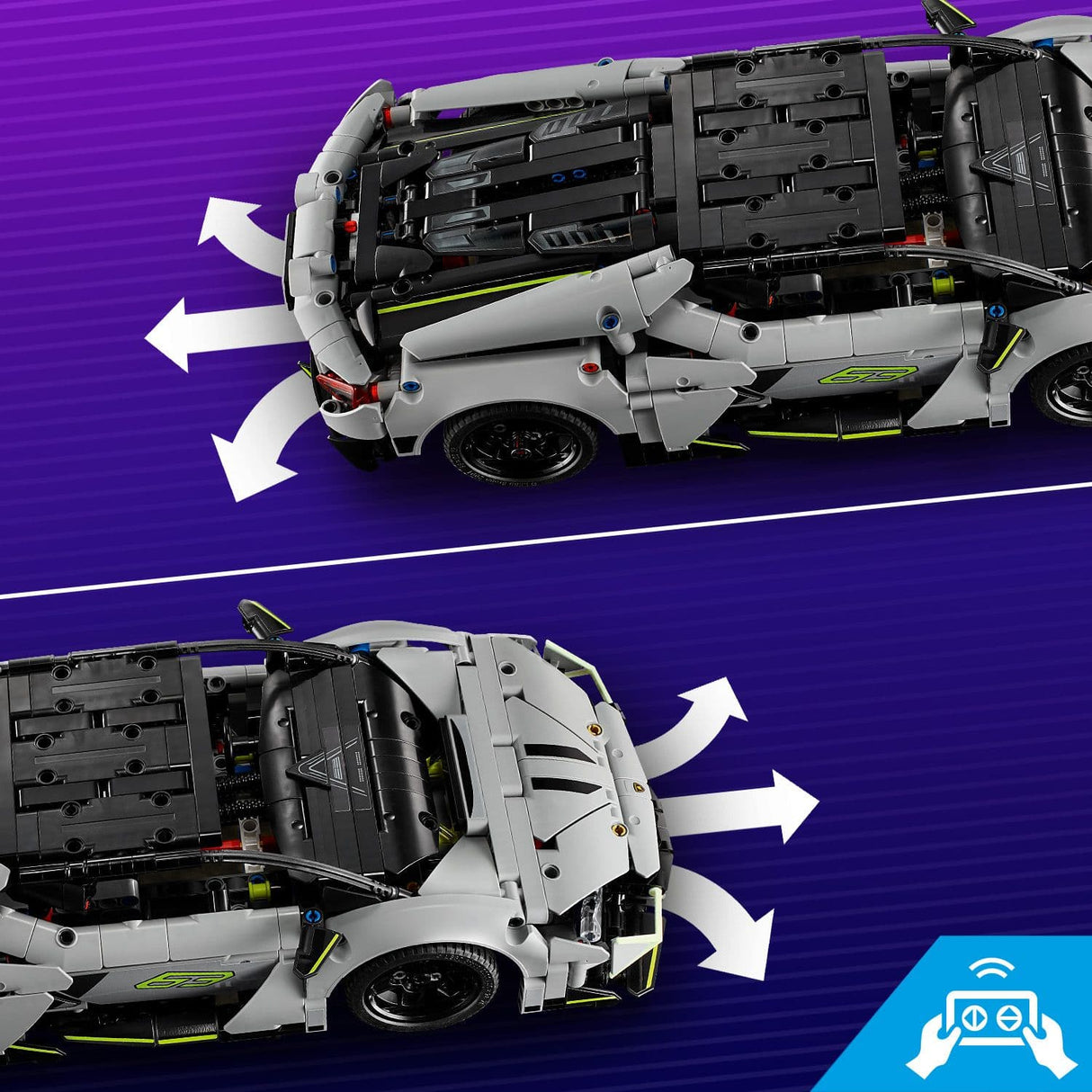 Lego Technic 42214 Lamborghini Revuelto Super Sports Car for Ages 10+