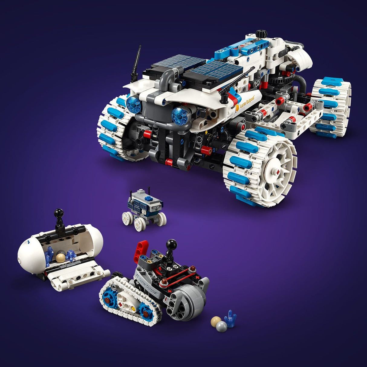 Lego Technic 42211 Lunar Outpost Moon Rover Space Vehicle for Ages 10+