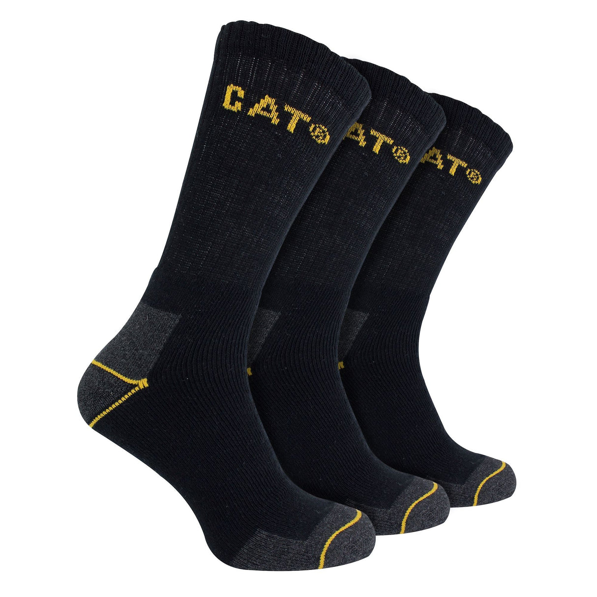 CAT Mens 3 Pack Real Work Cotton Socks