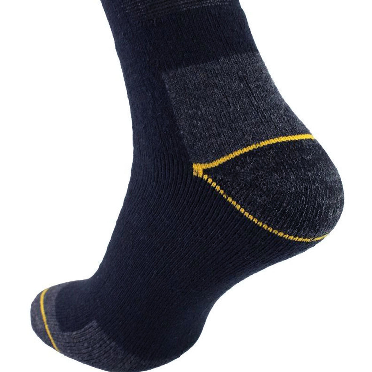 CAT 6 Pack Unisex Heavy Duty Work Socks for Steel Toe Boots