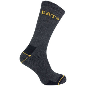 CAT 6 Pack Unisex Heavy Duty Work Socks for Steel Toe Boots