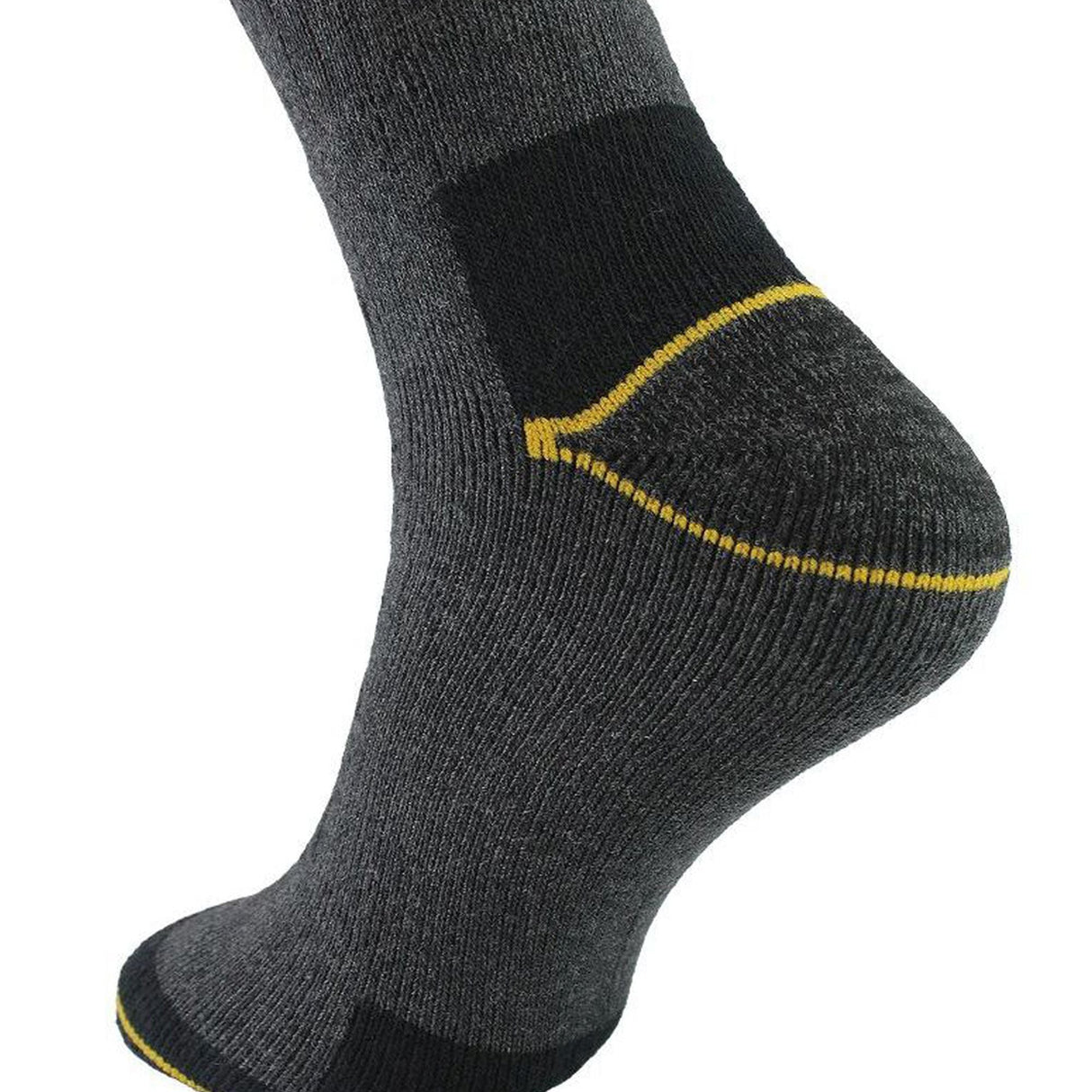 CAT 6 Pack Unisex Heavy Duty Work Socks for Steel Toe Boots