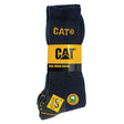 CAT Mens 3 Pack Real Work Socks with Cushioned Heel & Toe