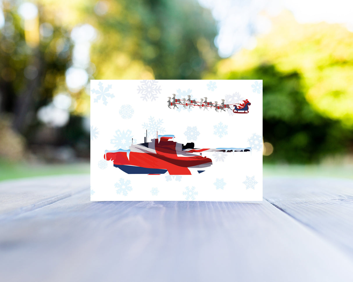 Challenger 2 Christmas Card