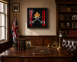 RAPTC King's Crown Cap Badge Display Frame