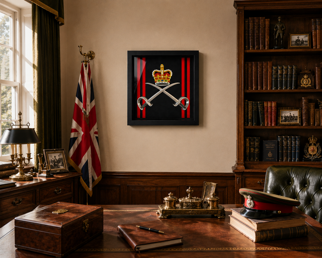 Royal Army Physical Training Corps (RAPTC) Cap Badge Display Frame 
