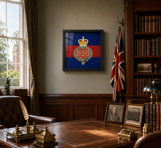 Grenadier Guards Queen's Crown Royal Cypher Display Frame | Officially Licensed