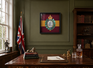 Royal Regiment of Fusiliers Cap Badge Display Frame King's Crown 