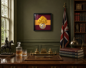 Royal Regiment of Fusiliers Grenade Display Frame King's Crown