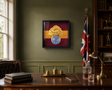 Royal Regiment of Fusiliers Grenade Display Frame Queen's Crown