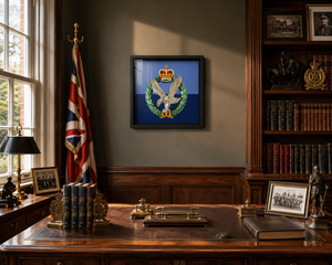 Army Air Corps Cap Badge Display Frame 