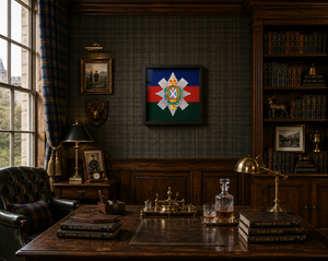 Black Watch Cap Badge Display Frame
