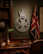 Royal Green Jackets Silver XL Cap Badge | Officially Licensed
