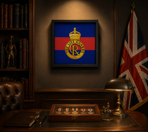 Life Guards King's Crown 3D Cap Badge Display Frame