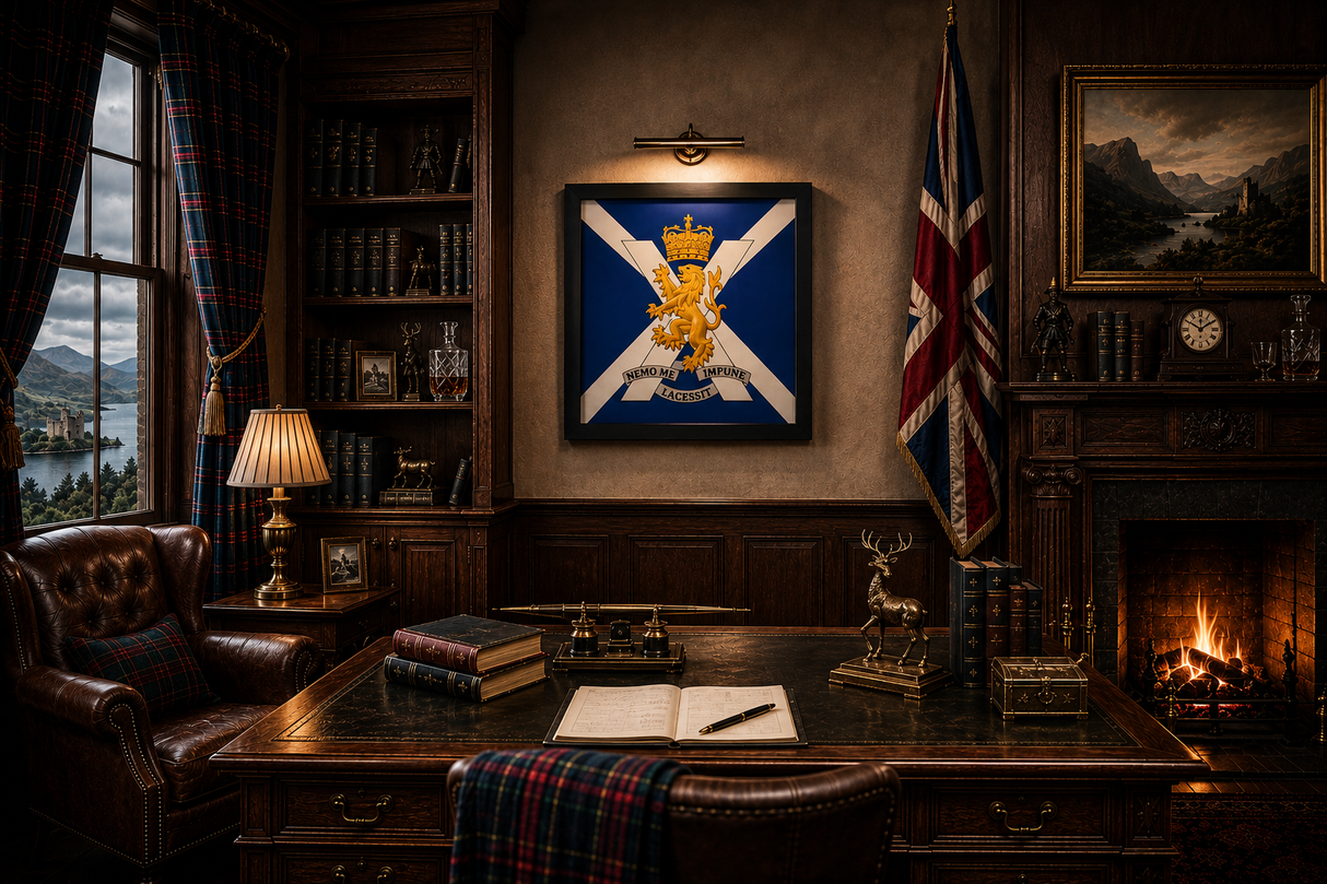Royal Regiment of Scotland 3D Cap Badge Display Frame