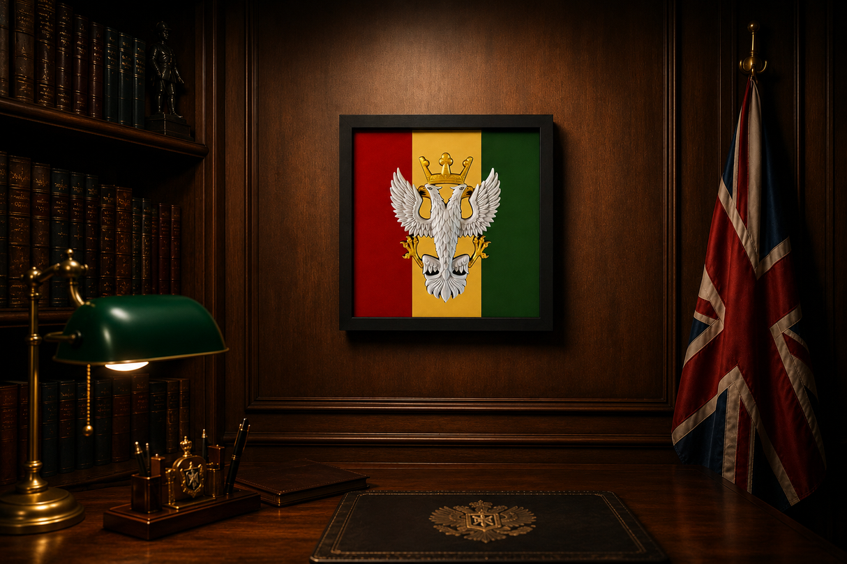 Mercian Regiment 3D Cap Badge Display Frame