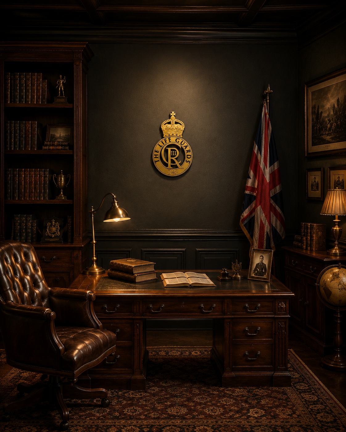 The Life Guards King's Crown Cap Badge | Officially Licensed
