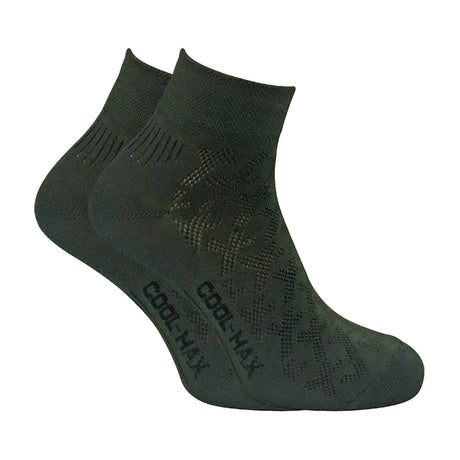 2 Pack Mens Coolmax Low Cut Ankle Hiking Socks