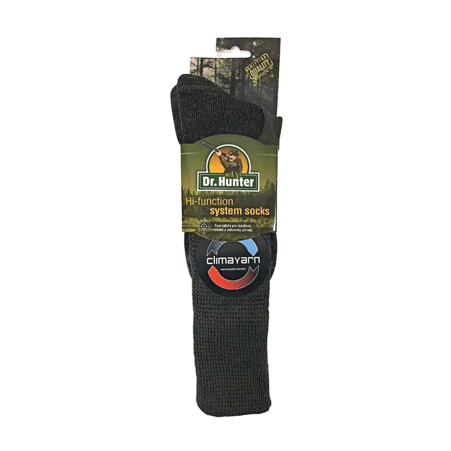 Dr.Hunter mens extra wide knee high merino wool hiking socks