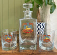 Devonshire & Dorset Regiment Crest - Decanter Set
