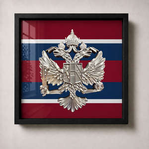 1st The Queen's Dragoon Guards Framed Cap Badge Display | Officially Licensed