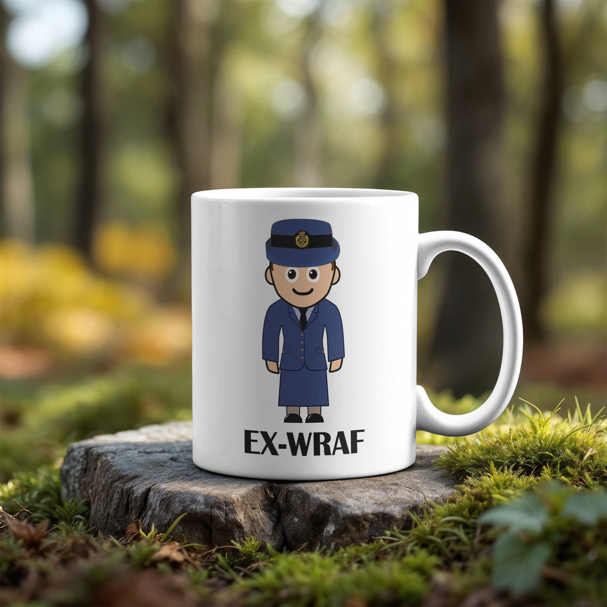 Ex-WRAF Cartoon Mug