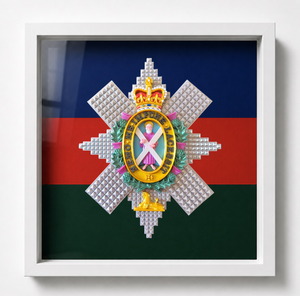 Black Watch Cap Badge Display Frame