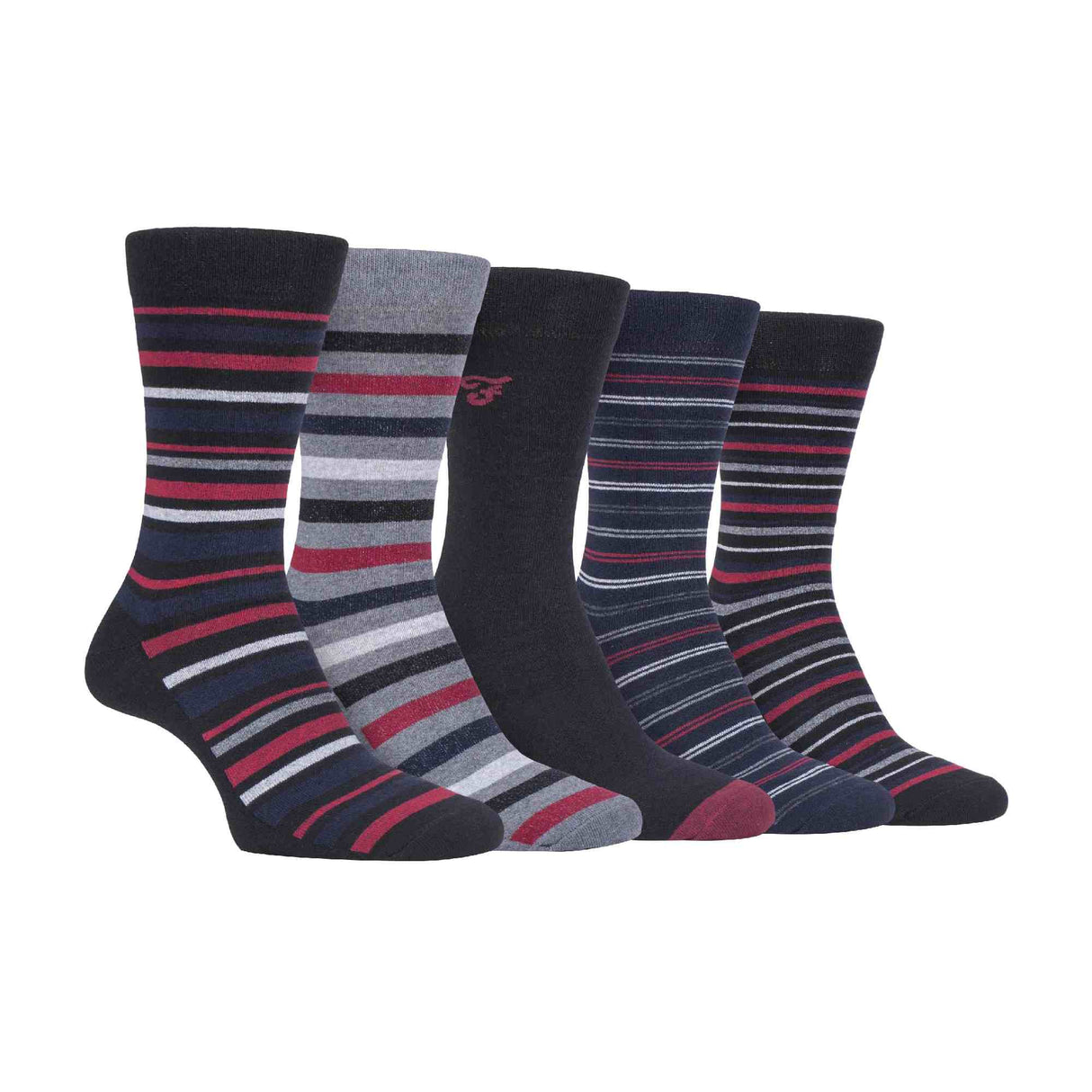 5 Pack Farah Classic Patterned Socks