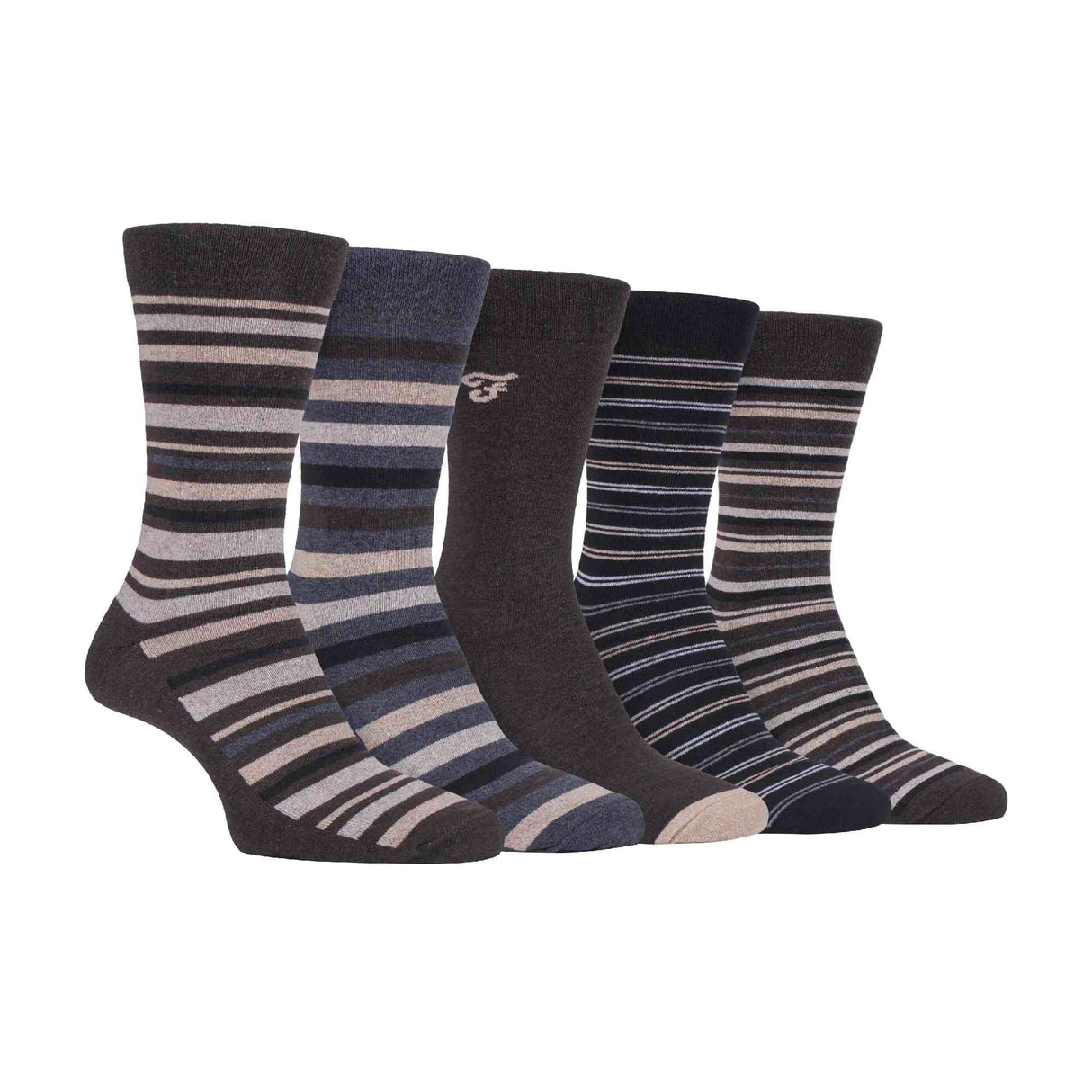 5 Pack Farah Classic Patterned Socks
