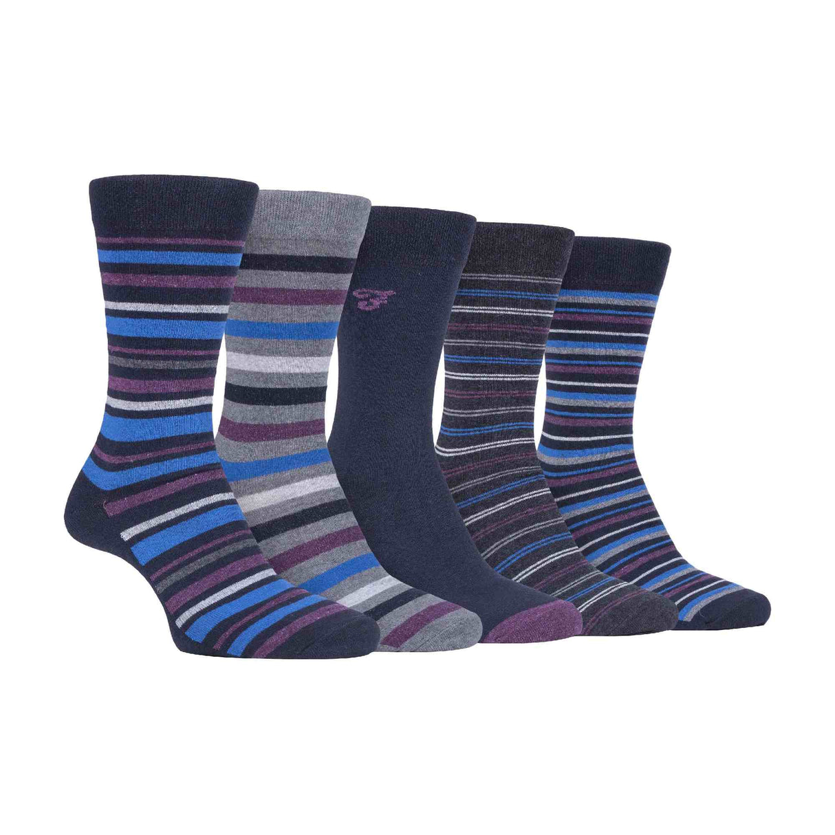 5 Pack Farah Classic Patterned Socks