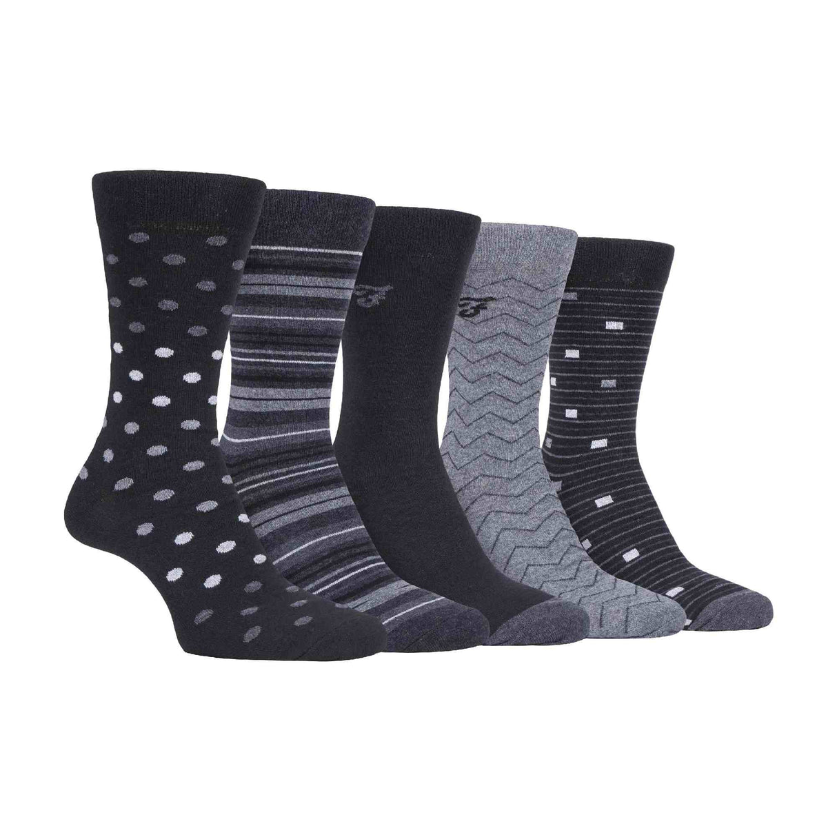 5 Pack Farah Classic Patterned Socks