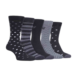 5 Pack Farah Classic Patterned Socks